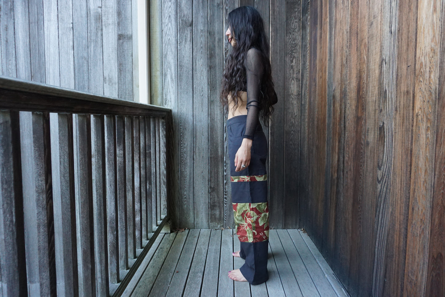 Black Upcycled Jeans
