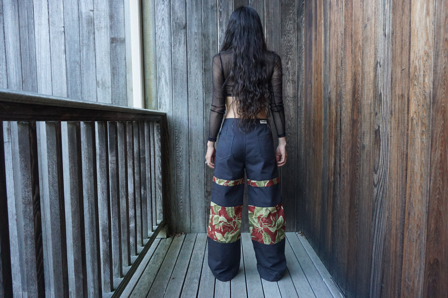 Black Upcycled Jeans