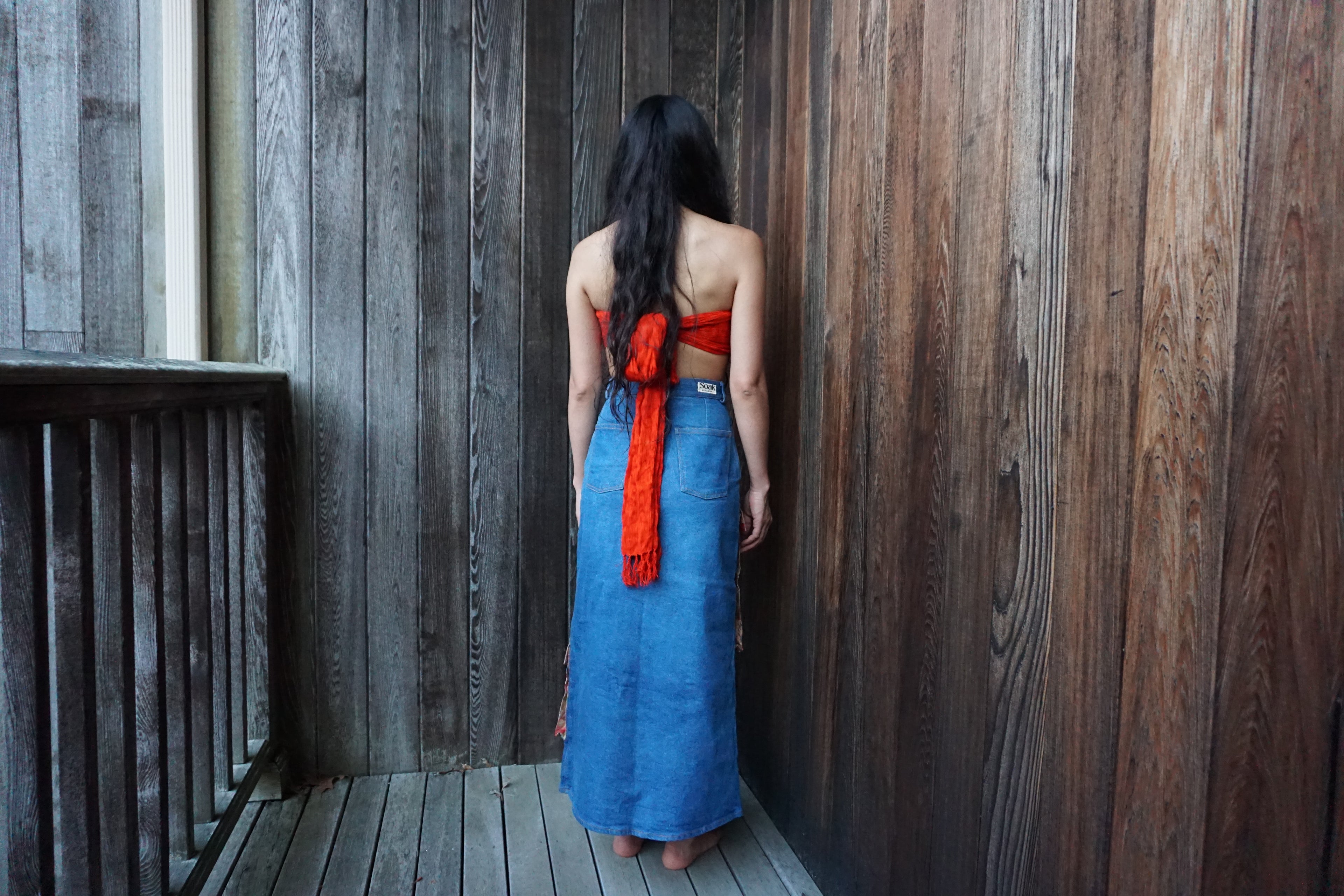 Upcycled Long Skirt
