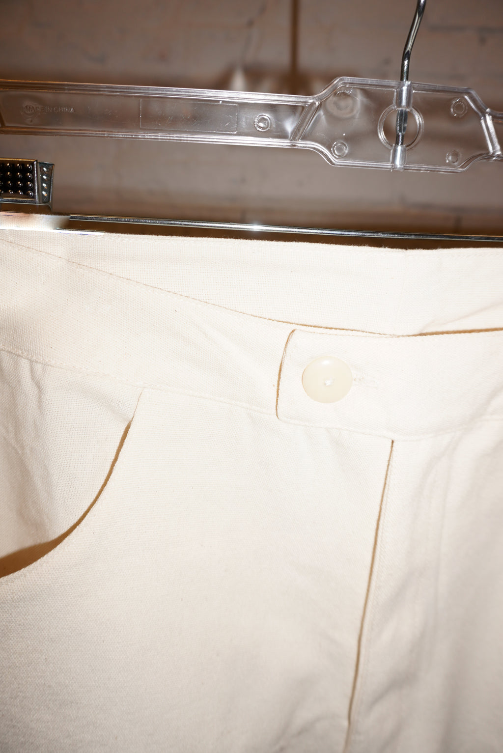 White Upcycled Jeans