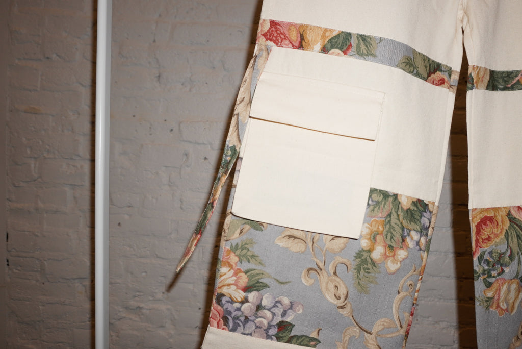 White Upcycled Jeans
