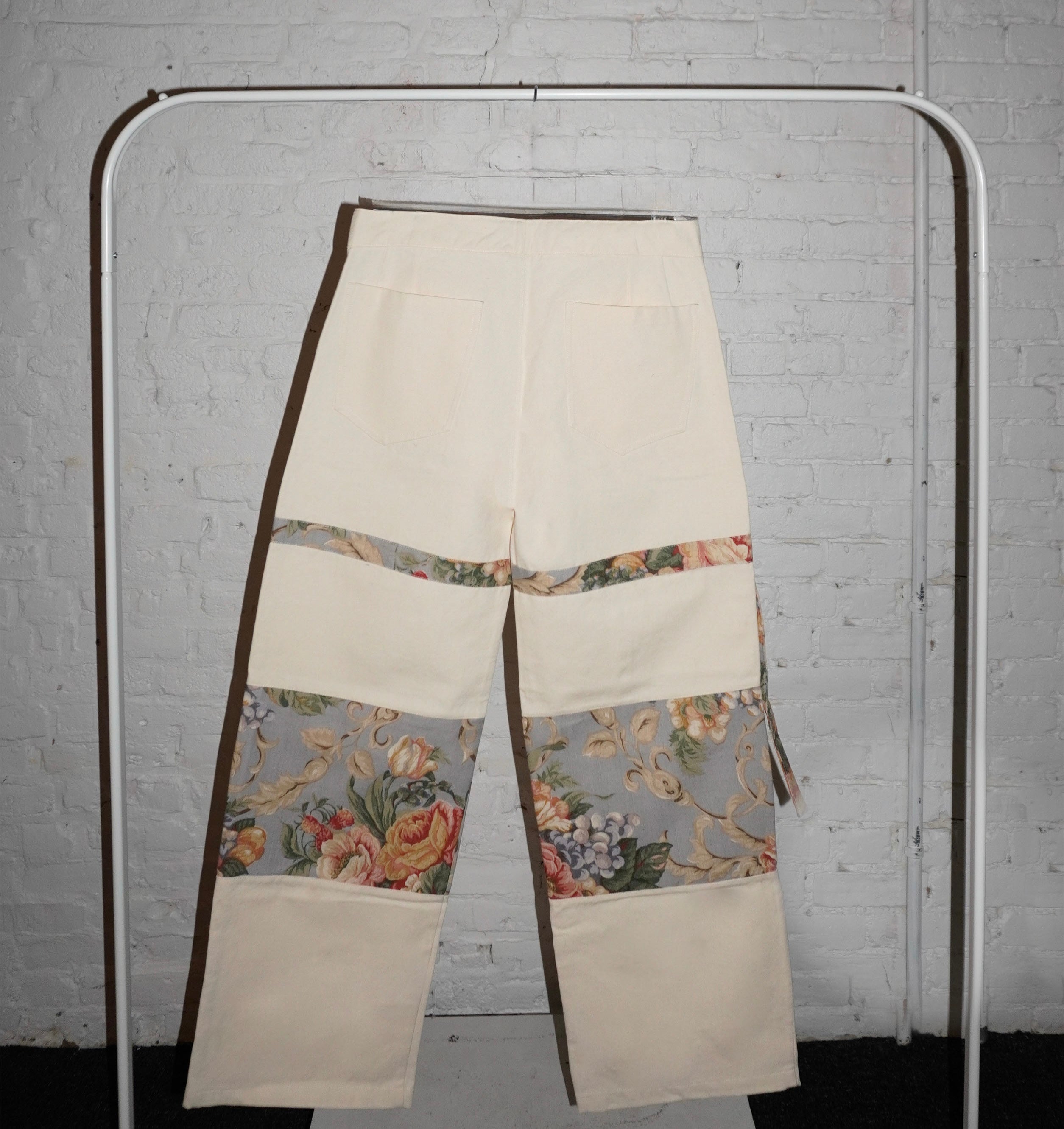 White Upcycled Jeans